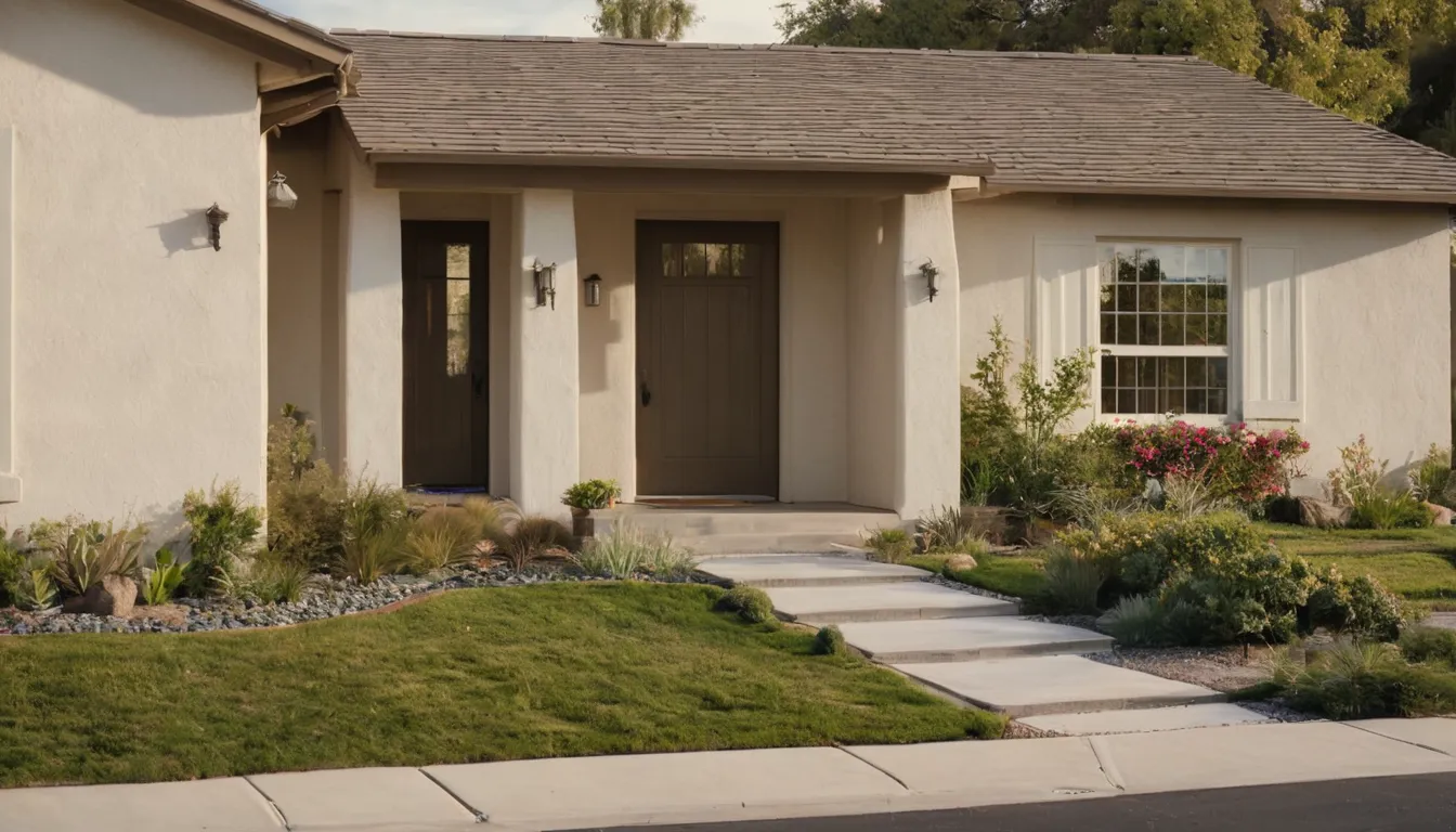 A stucco ranch home in the Riverside area ready for a remodel